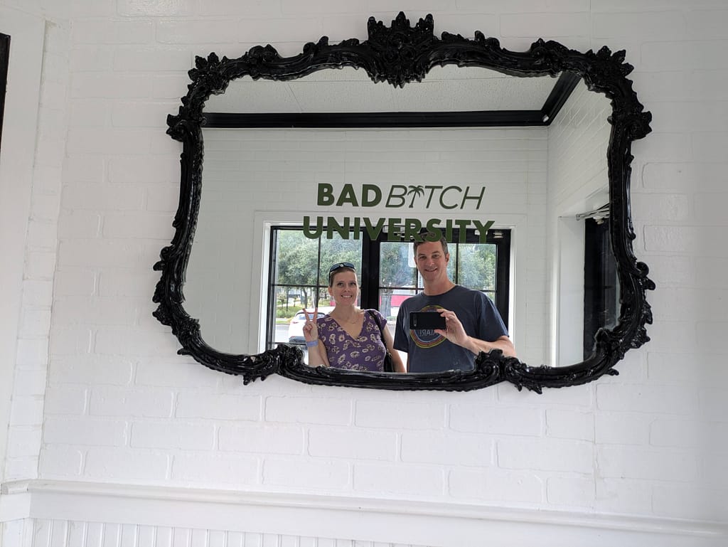 Bacon Bitch selfie mirror