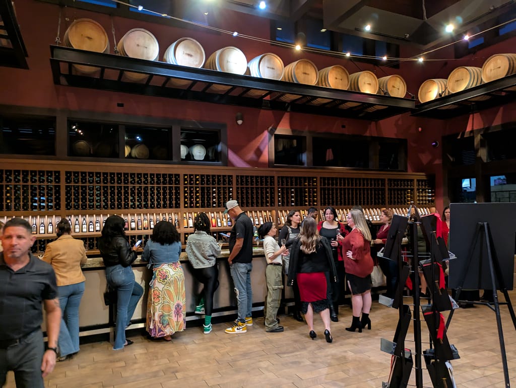 Wine tasting bar