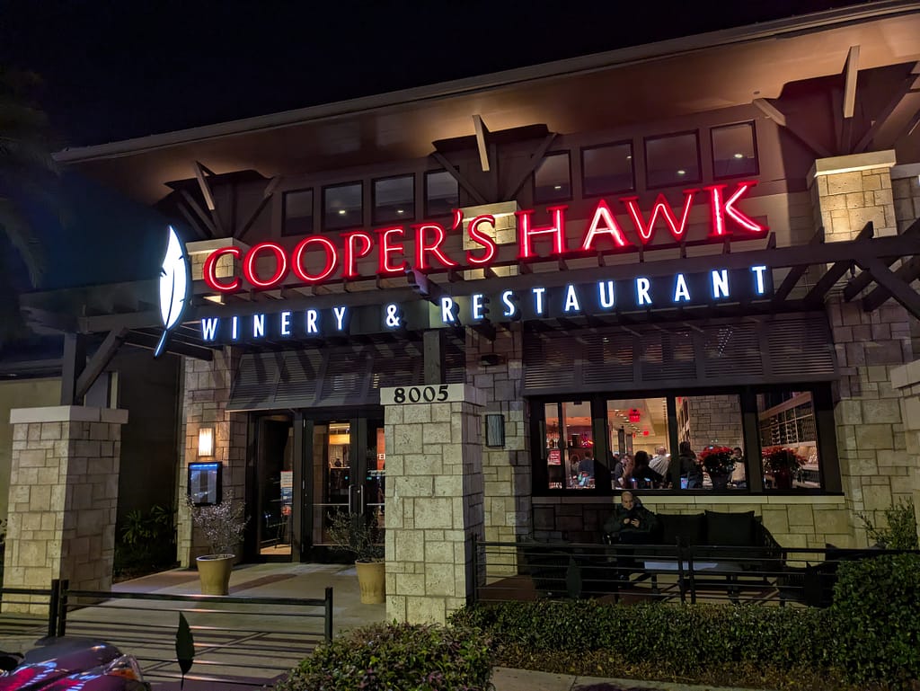 Cooper’s Hawk on International Drive Entrance