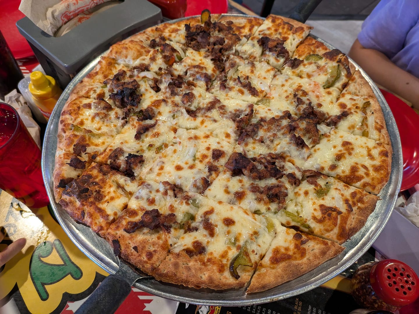 Joey D’s Chicago Style Eatery & Pizzeria Philly Cheese Steak Pizza