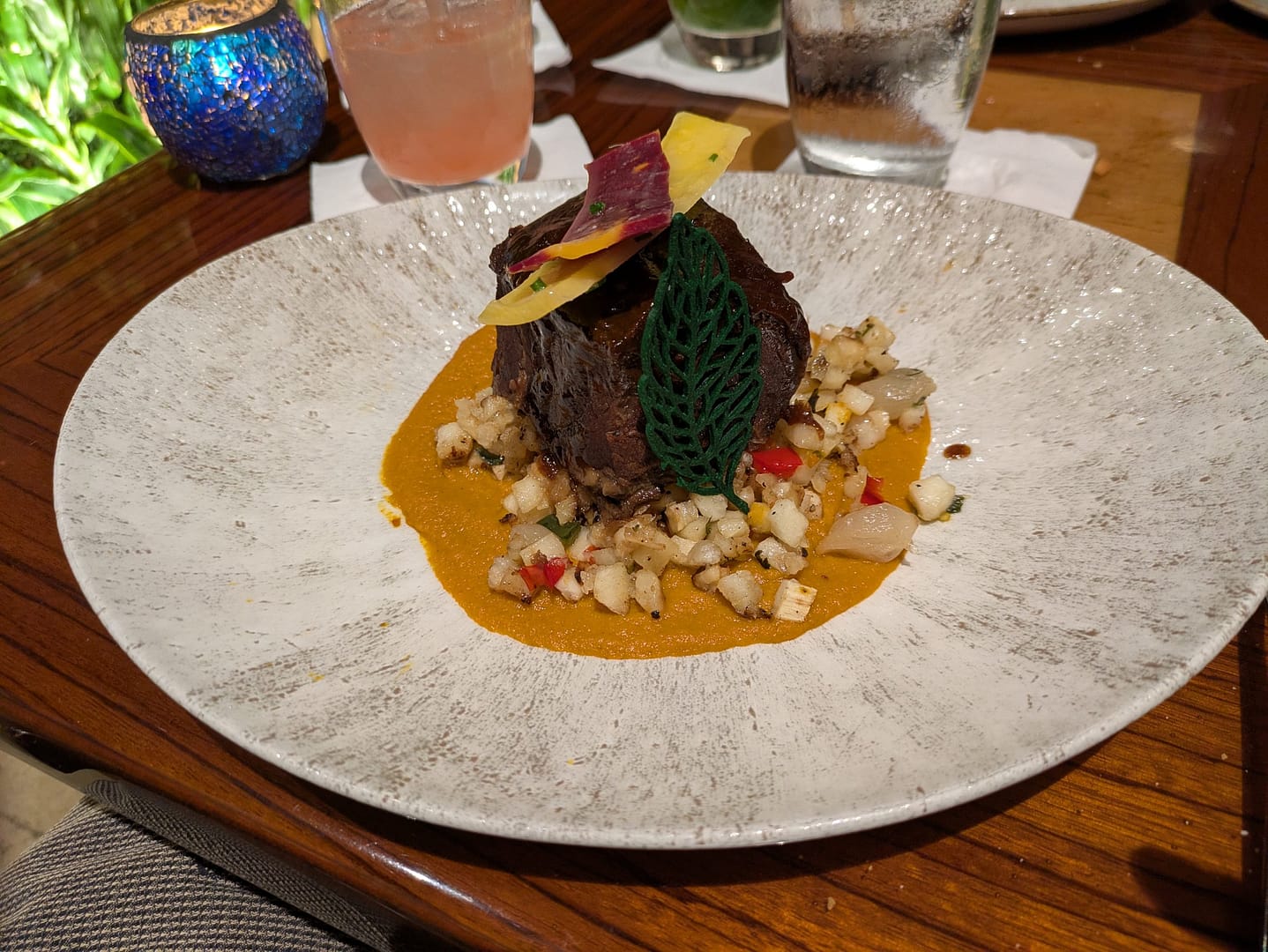 African style Short Rib with sides