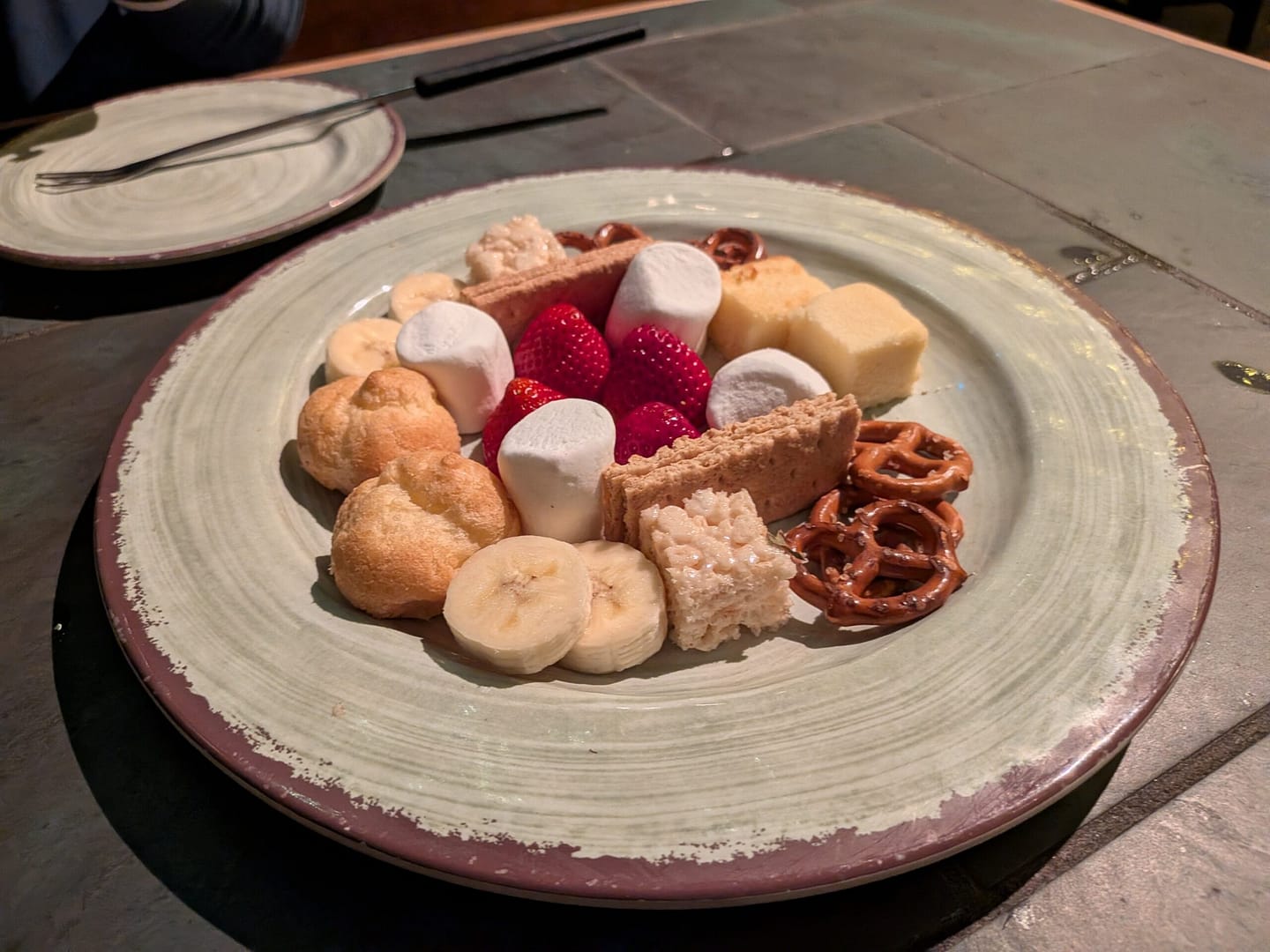 Dessert dippers for chocolate fondue at Colorado Fondue Company