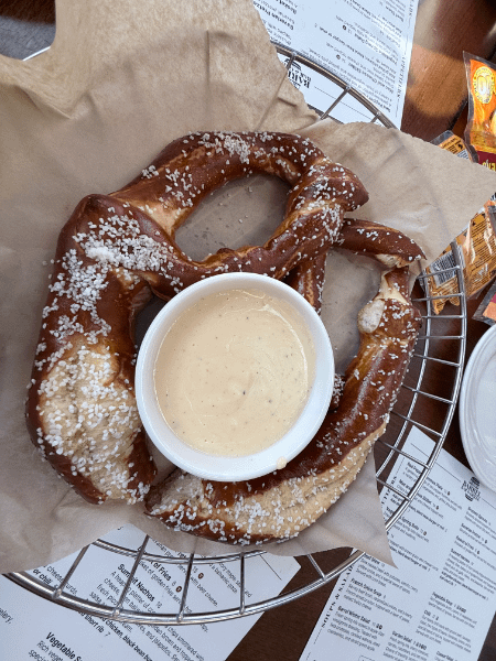 Barrel Bar & Grille at Gunstock Resort Pretzel